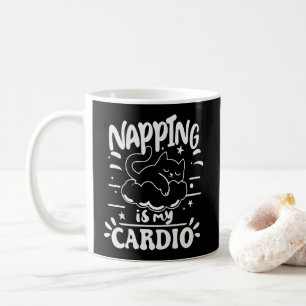 Mug Napping Est Mon Cardio Simple Drôle Design Chat