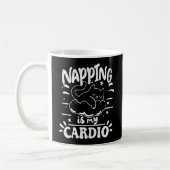 Mug Napping Est Mon Cardio Simple Drôle Design Chat (Gauche)