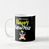 Mug Nappy New Year Diaper Expecting Pregnant Funny Hap (Gauche)