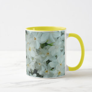 Mug Narcisse Paperwhite Fleurs Blanches Délicates