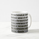 Mug Narcissisme malin (Devant droit)