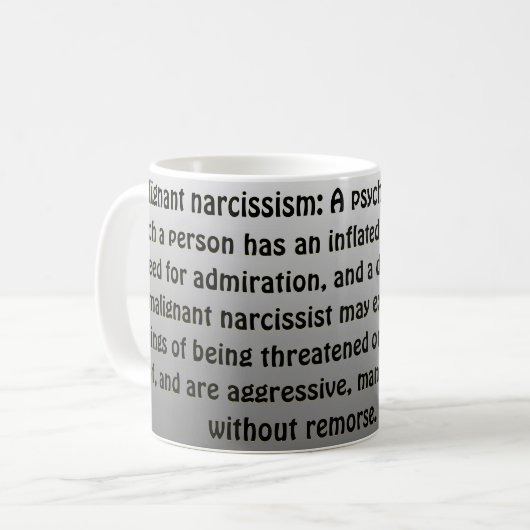 Mug Narcissisme malin (Devant gauche)