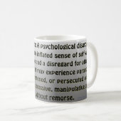 Mug Narcissisme malin (Devant droit)