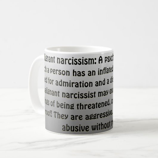 Mug Narcissisme malin (Devant gauche)