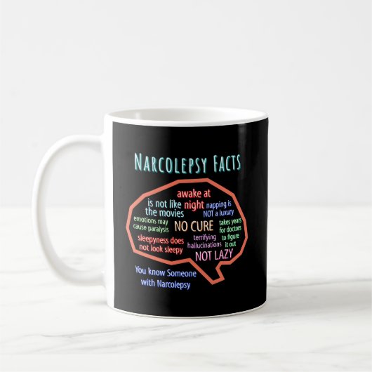 Mug Narcolepsie Faits Trouble du sommeil Narcolepsie (Gauche)