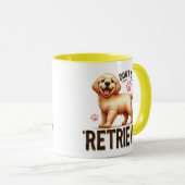 Mug N'arrêtez pas de récupérer Retriever doré Chien dr (Devant droit)
