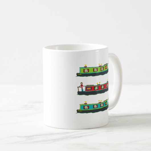 Mug Narrowboat (Devant droit)
