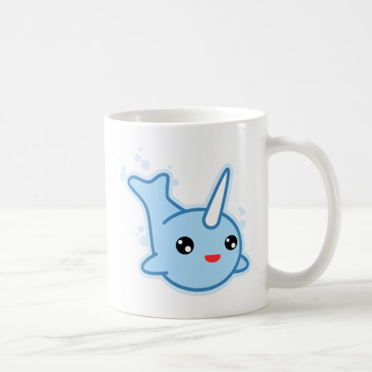 Mug Narwhal Kawaii (Droite)