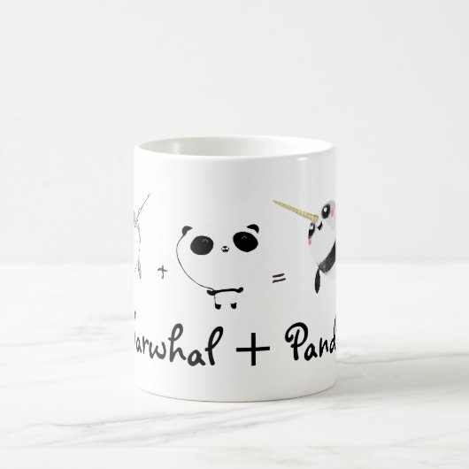 Mug Narwhal plus le panda ! (Centre)
