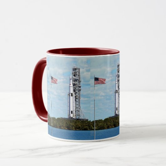Mug NASA SLS Système de lancement spatial Fusée sur l' (Devant gauche)