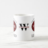 Mug NASCAR Legend Monogramme Ajouter Votre Nom Anniver (Centre)
