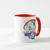Mug Nashville dans la conception (Devant droit)