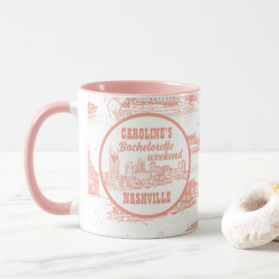 Mug Nashville Toile Enterrement de Vie de Jeune Fille 