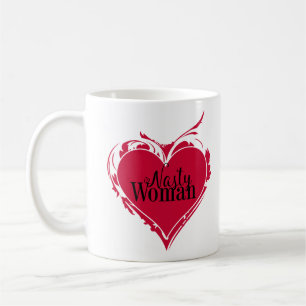 Mug NASTY FEMME red art COEUR