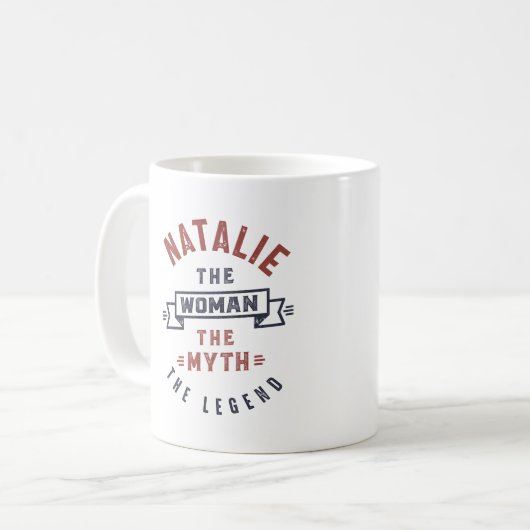 Mug Natalie la femme le mythe de la légende (Devant gauche)
