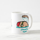 Mug Natation (Devant droit)
