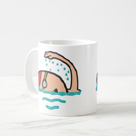 Mug Natation (Devant gauche)