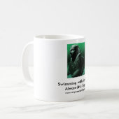 Mug Natation avec des sphinx (Devant gauche)