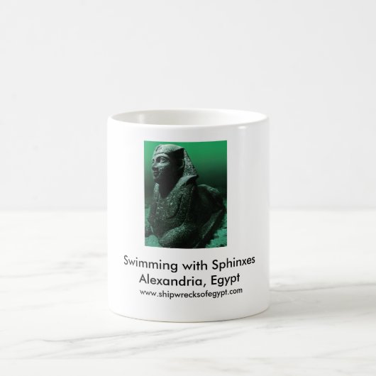 Mug Natation avec des sphinx (Centre)