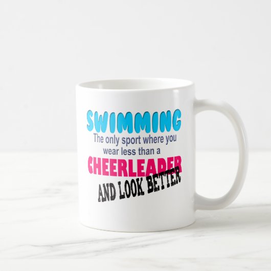 Mug Natation contre Cheerleading (Droite)