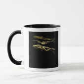 Mug natation de grenouille dans l'obscurité juste (Gauche)
