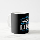 Mug Natation - J'aime nager et 3 personnes (Devant gauche)