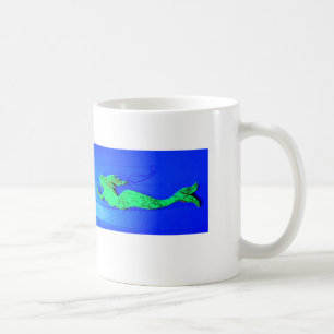 Mug natation verte