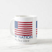 Mug NATION DE CHÈVRE La chèvre américaine GetYerGoat™ (Devant gauche)