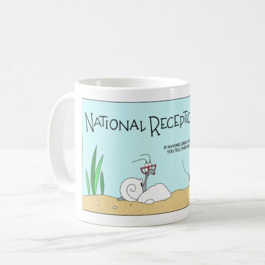 Mug National Receptionist Day (Devant gauche)