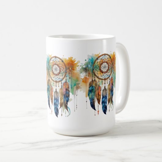 MUG NATIVE AMERICAN DREAM CATCHER (Devant droit)