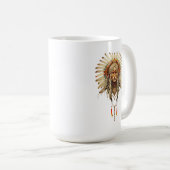 Mug Native American Indian Reservation feather tribe (Devant droit)