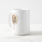 Mug Native American Indian Reservation feather tribe (Devant gauche)