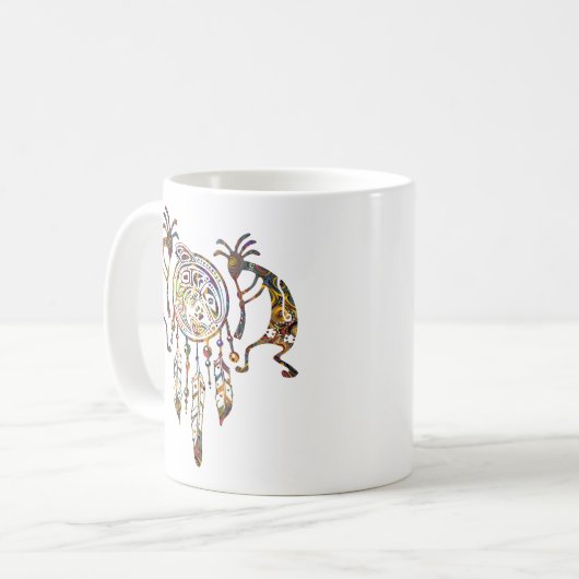 Mug Native American Kokopelli (Devant gauche)