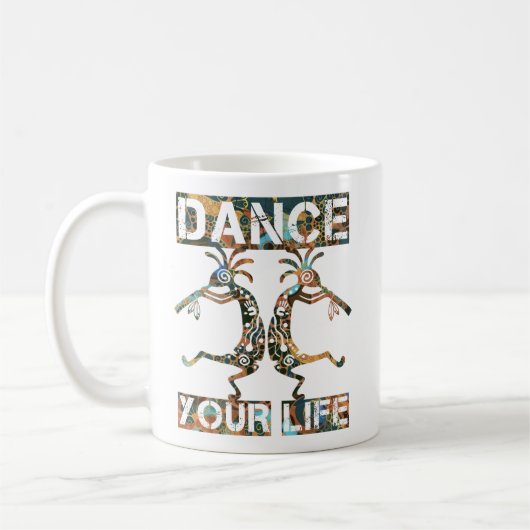 Mug Native Americans Kokopelli - Dance Your Life 1 (Gauche)