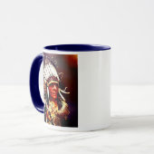 Mug Native Kiowa Chief original art (Devant gauche)