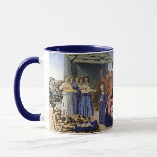 Mug NATIVITÉ DE JÉSUS, ANGES par PIERO DELLA FRANCESCA (Gauche)