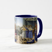 Mug NATIVITÉ DE JÉSUS, ANGES par PIERO DELLA FRANCESCA (Devant droit)