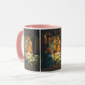 Mug Nativité de Noël, bébé Jésus en colère (Devant gauche)