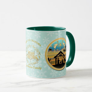Mug Nativité de Noël et vous aimer Grand-mère