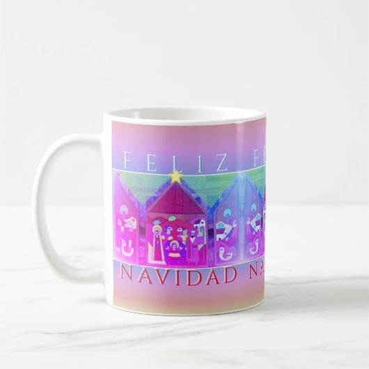 Mug Nativité Feliz Navidad (Gauche)
