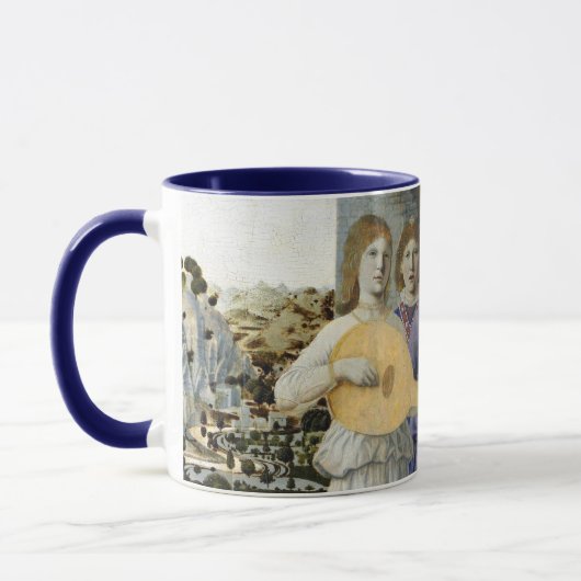 Mug NATIVITY,CHRISTMAS ANGELS by PIERO DELLA FRANCESCA (Gauche)