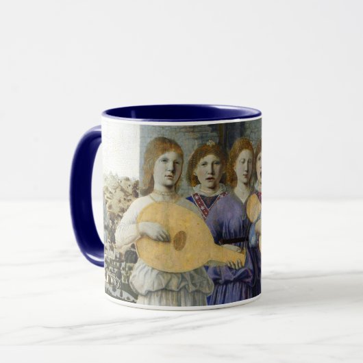 Mug NATIVITY,CHRISTMAS ANGELS by PIERO DELLA FRANCESCA (Devant gauche)