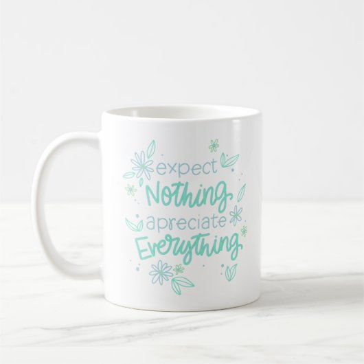 Mug n'attendez rien à tout (Gauche)