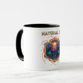 Mug Natural 20 Flaming D20 Dice | Epic D&D Critical   (Devant gauche)