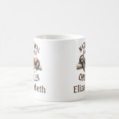 Mug "Natural Born Chiller" Jote Sloth & Custom Name (Centre)