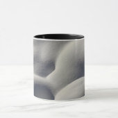 Mug Nature Abstraite des monticules de neige mousseuse (Centre)