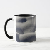 Mug Nature Abstraite des monticules de neige mousseuse (Gauche)