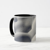 Mug Nature Abstraite des monticules de neige mousseuse (Devant gauche)