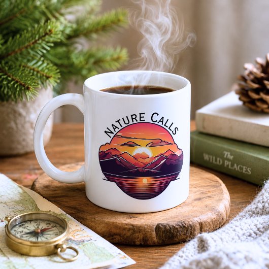 Mug Nature Appelle Mountain Sunset