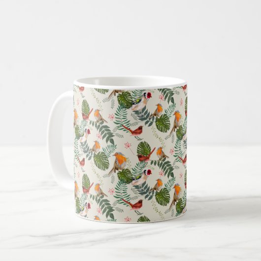 Mug Nature Bird Pattern (Devant gauche)